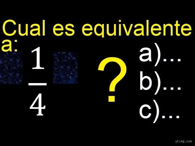 ¿Es 1,25 lo mismo que 1/4 o nos equivocamos al hacer cuentas rápidas?