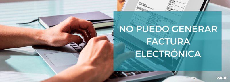 ¿Por qué no puedo emitir facturas A?