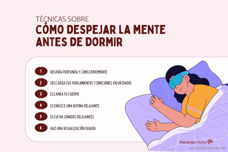 ¿Cómo desconectar la mente para poder dormir cuando el cerebro se niega a apagarse?