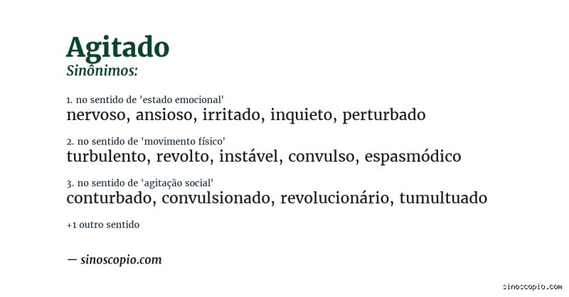 Guía lingüística sobre cuál es un sinónimo de estado agitado y sus matices emocionales