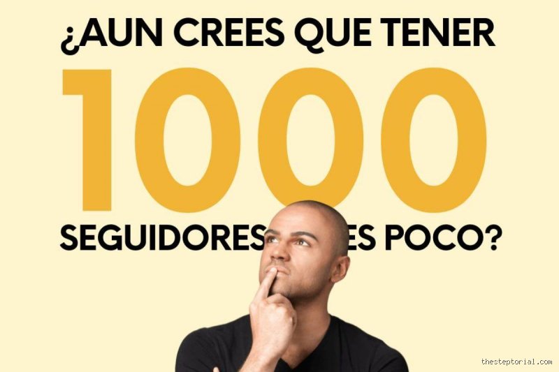 ¿Tener 1000 seguidores es mucho?