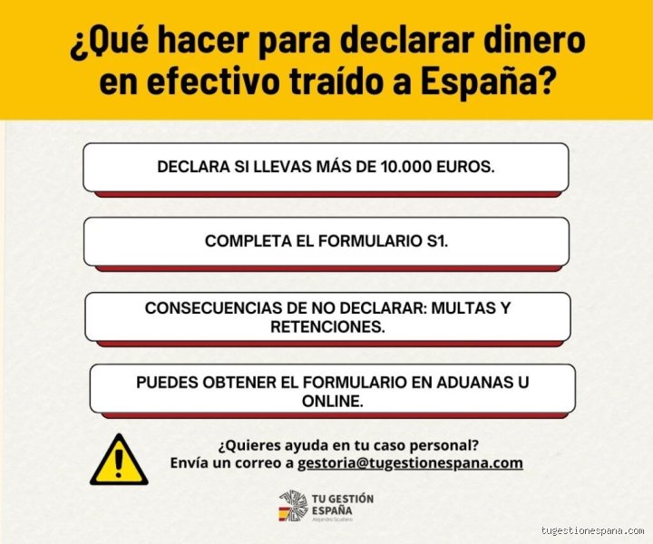 ¿Debo declarar el dinero en efectivo a mi llegada a España? Guía técnica sobre fronteras y fiscalidad