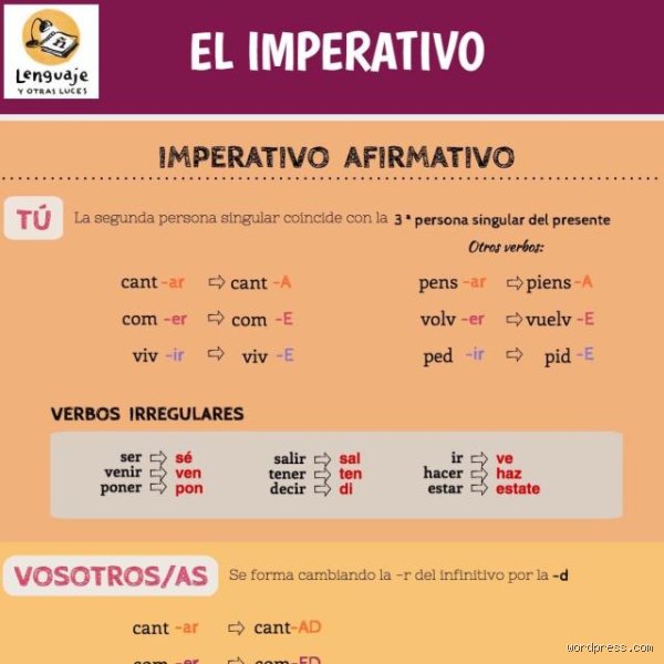 ¿Cómo se dice imperativo en español cuando queremos dar órdenes de forma precisa sin sonar autoritarios?