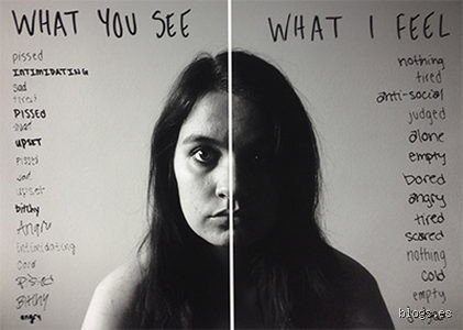 ¿Cómo luce una persona deprimida?