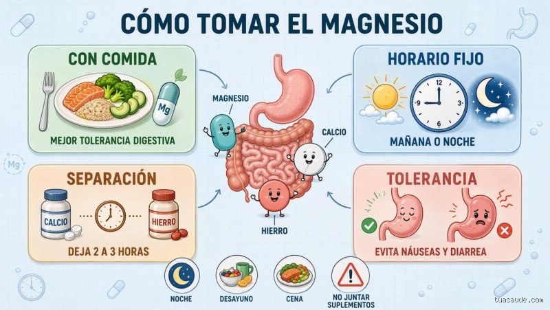 ¿Cuál es el mejor horario para tomar el magnesio? Guía definitiva basada en la ciencia y el ritmo circadiano