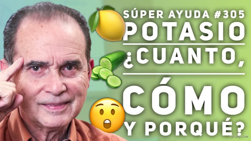 ¿Qué dice Frank Suárez sobre el potasio?