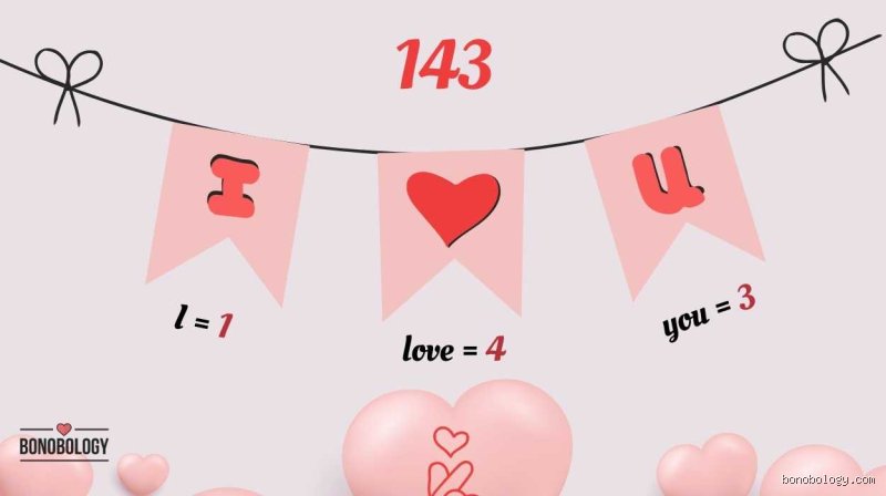 ¿Qué números significan te amo?