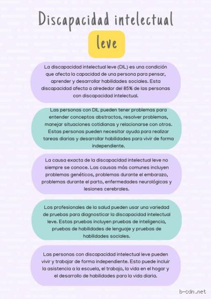 ¿Son inteligentes las personas con discapacidad intelectual leve?