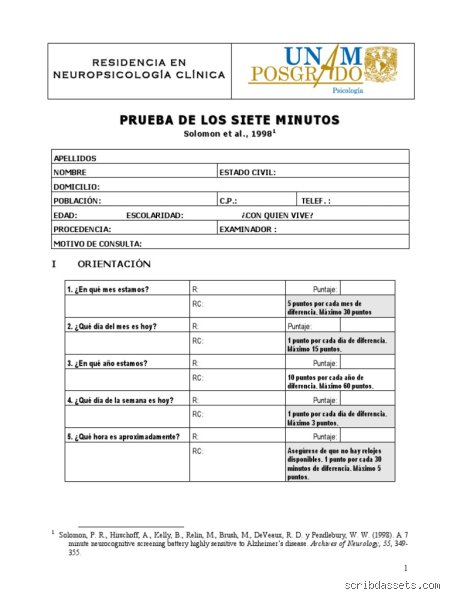 Test de los 7 minutos: qué evalúa realmente esta herramienta rápida para detectar el deterioro cognitivo precoz