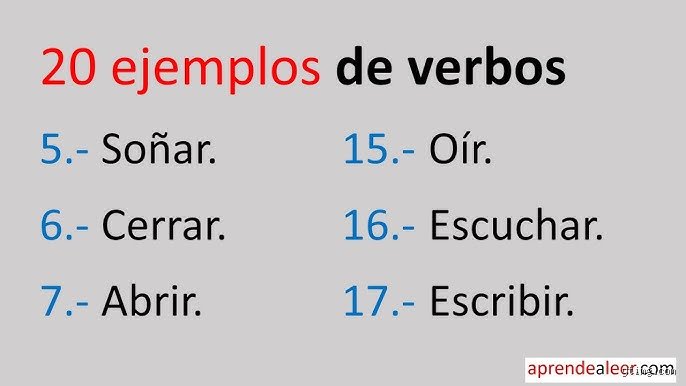 Guia definitiva para entender que son los verbos y 5 ejemplos practicos desde cero