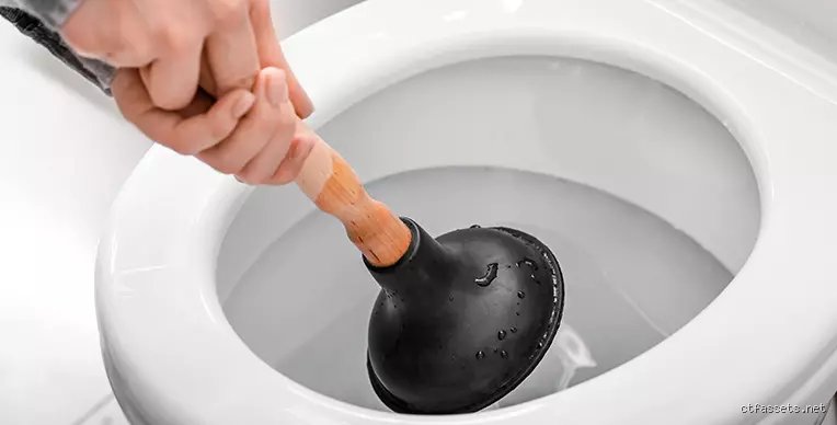 ¿Cómo disolver heces duras en el inodoro?