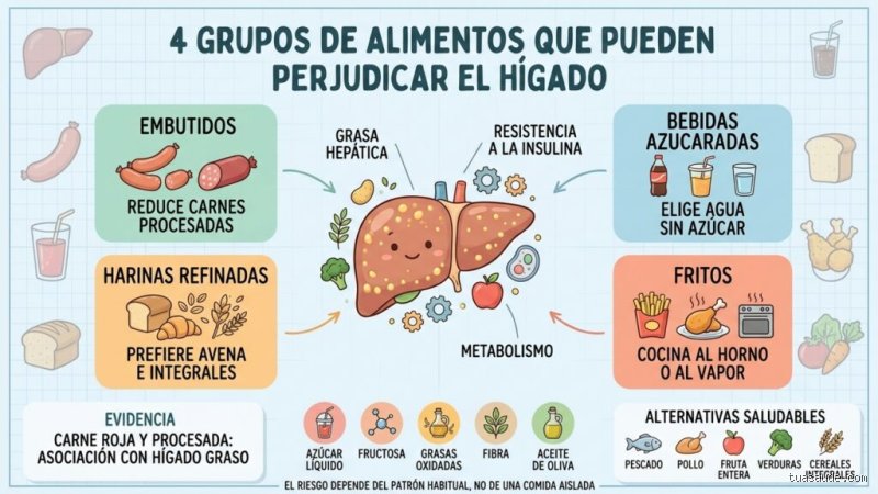 ¿Cuál es el alimento número uno que causa enfermedades del hígado?