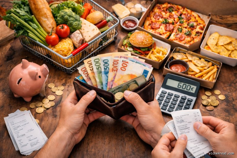 ¿Cuánto gasta una familia de 5 personas al mes en comida en el panorama actual?