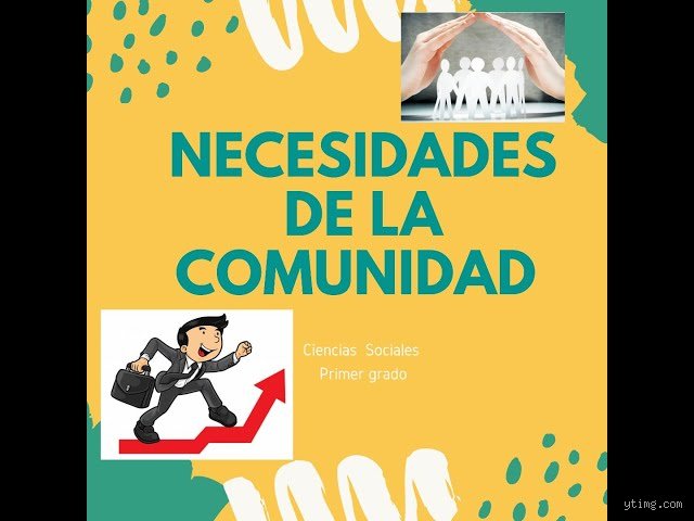 ¿Cuáles son las 5 necesidades principales de la comunidad?