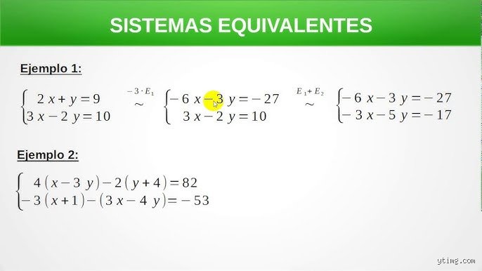 Guía definitiva para saber si un sistema es equivalente en matemáticas y álgebra avanzada