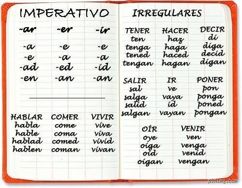 ¿Cómo se dice hacer en verbo imperativo y por qué rompe las reglas tradicionales del castellano?