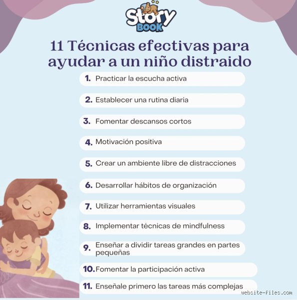 ¿Cómo se llama cuando un niño se distrae fácilmente?
