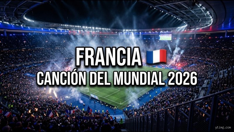 ¿Cuál es la canción oficial de Francia para el Mundial de 2026?