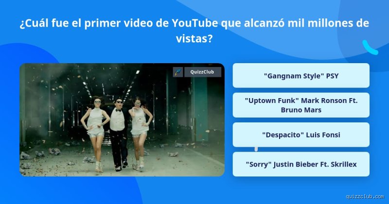 ¿Cual fue la primera cancion en alcanzar mil millones de visualizaciones en YouTube y cambiar la historia?