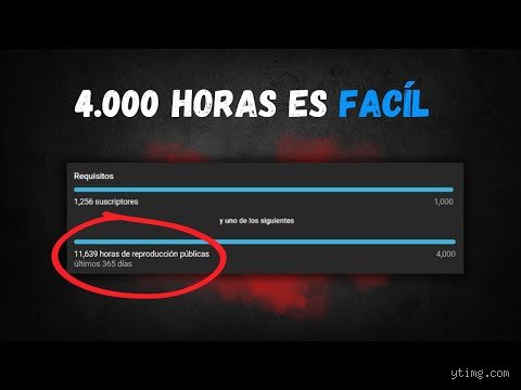 ¿Cuántas horas de reproducción necesitas para monetizar en YouTube y romper las reglas del juego actual?
