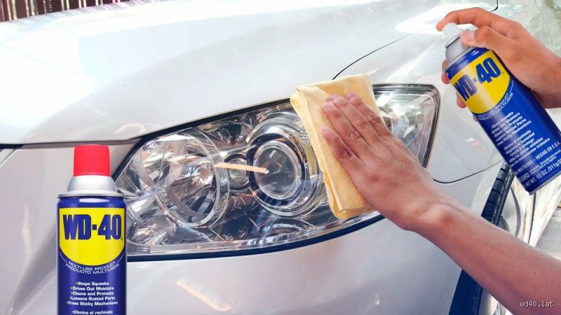 ¿Se puede usar WD-40 para dar brillo al coche?