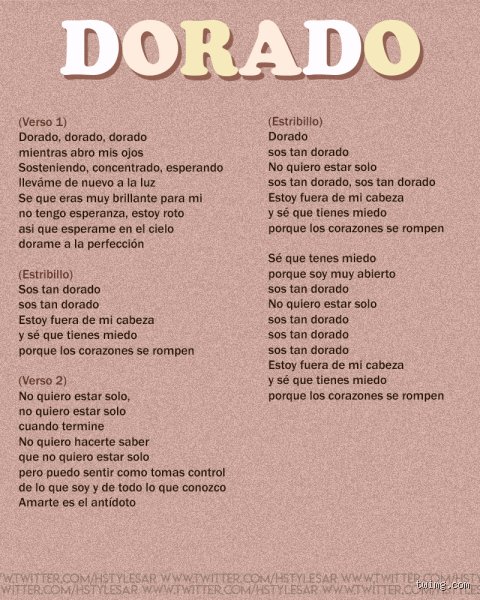 ¿Cuál es la letra de la canción "Golden" en español y qué hay detrás de este fenómeno musical?