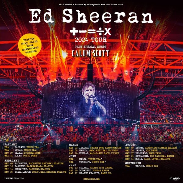 ¿Cuándo vendrá Ed Sheeran a España? La espera y las fechas confirmadas
