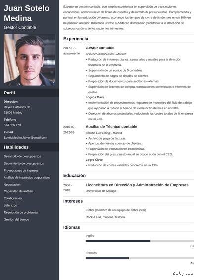 ¿Cuál es el tipo de currículum más aceptado?