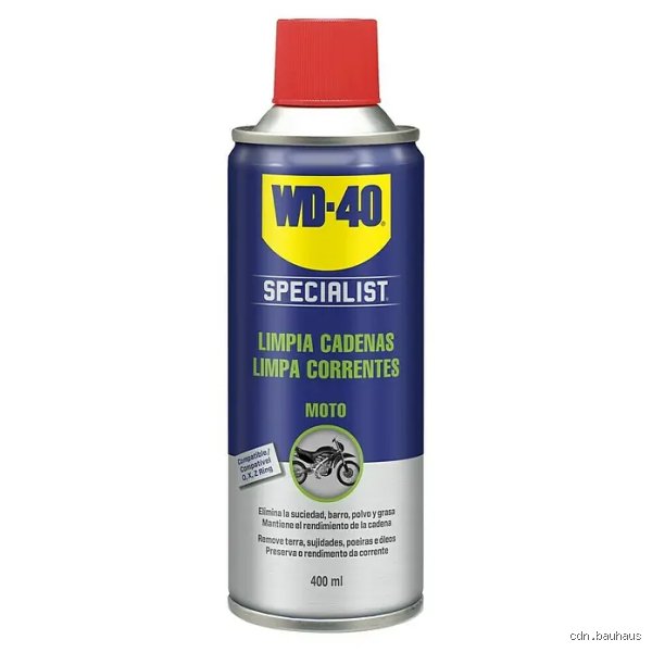 ¿Es malo usar WD40 para la cadena de una motocicleta y arriesgar la durabilidad de tu transmision?