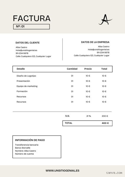 ¿Dónde puedo crear facturas sencillas de forma gratuita?