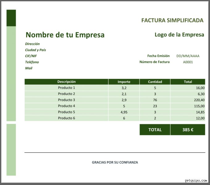 ¿Es legal una factura simplificada?