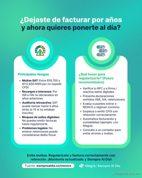 ¿Es posible facturar una factura del año pasado?