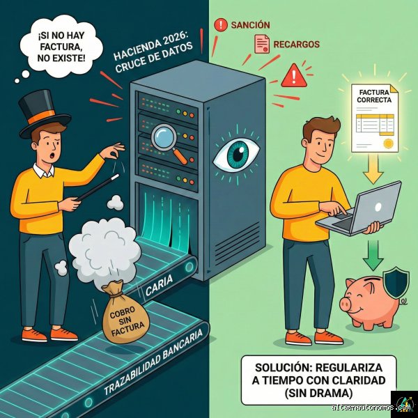 ¿Puedo cobrar sin factura?
