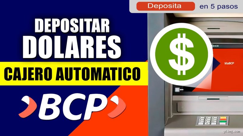 ¿Cómo depositar dólares?