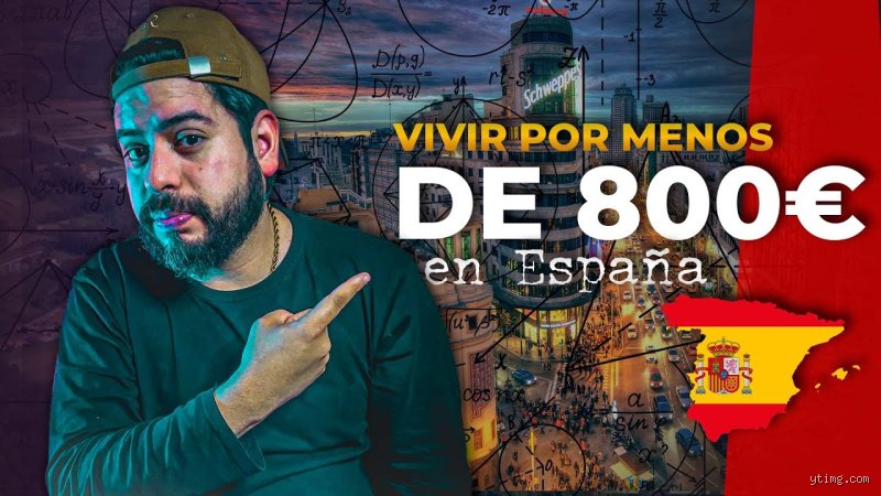 ¿Con 800 euros se puede vivir en España?