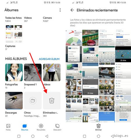 ¿Dónde se van las capturas de pantalla que se van de la papelera? El misterio del almacenamiento residual