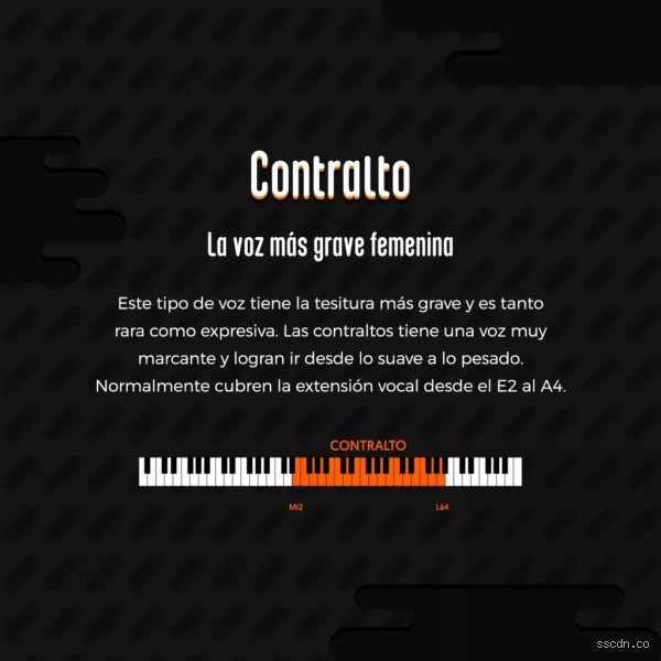 ¿Es el contralto una voz grave?