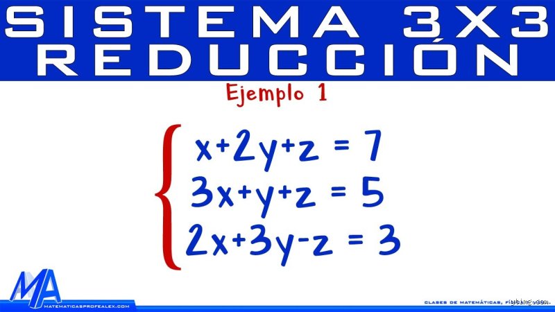¿Cómo puedo resolver un sistema de ecuaciones 3x3?