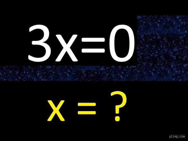 ¿Cómo resolver la ecuación 3x?