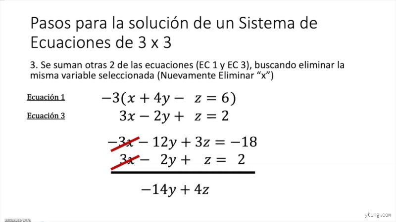 ¿Cómo resolver una ecuación de 3 variables?
