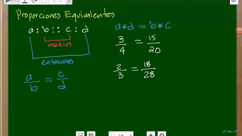 ¿Cómo sacar proporciones equivalentes?