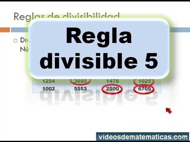 ¿Cuál es la regla de los 5 unos?