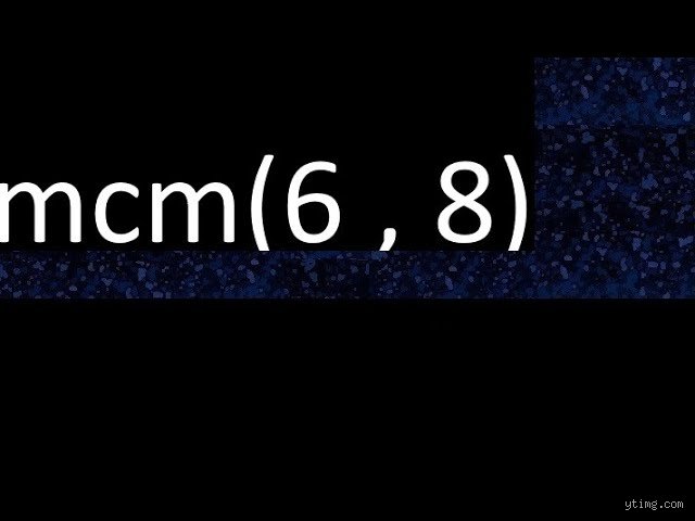 ¿Cuáles son los factores comunes de 6 y 8?