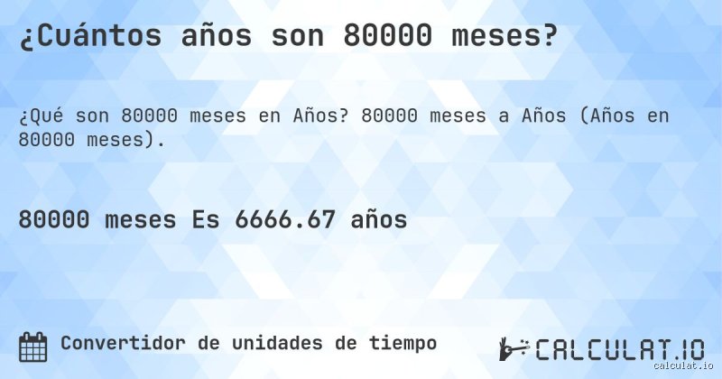 ¿Cuánto es 80.000 al mes?