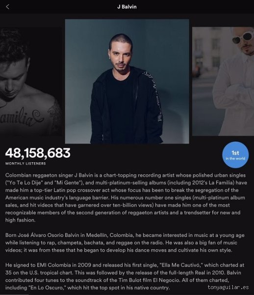 ¿Quién es el número 1 escuchado en el mundo? (Parte I: La era del streaming y los gigantes de la música global)