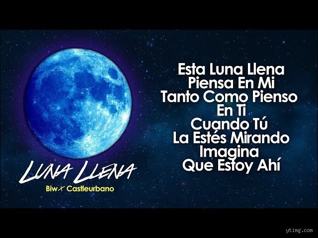 ¿Cómo se llama la canción de luna llena?