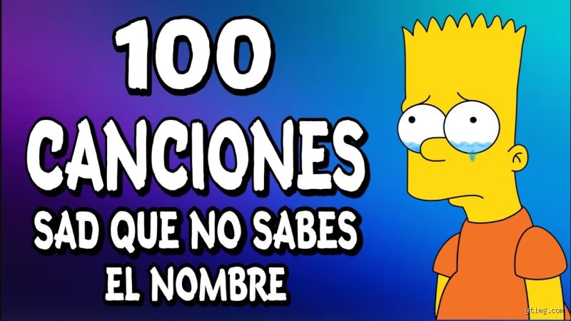 ¿Cómo se llaman las canciones de tristeza?