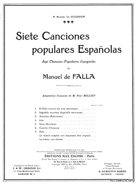 ¿Cuáles son 4 canciones populares?
