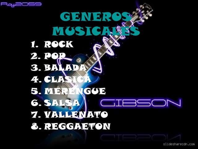 ¿Cuáles son 4 estilos musicales principales?