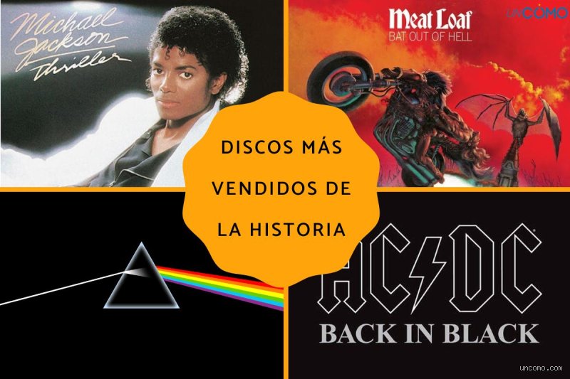 ¿Cuáles son los 3 discos más vendidos de la historia?